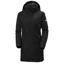 Load image into Gallery viewer, Helly Hansen Women's Aden Long HT Waterproof Insulated Coat (Black)
