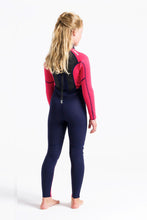 Load image into Gallery viewer, C-Skins Junior Unisex Element 3/2mm Steamer Wetsuit (Slate/Coral/Multi)
