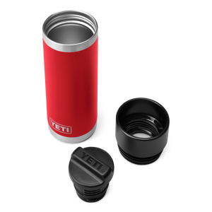 Yeti Rambler Bottle with HotShot Cap (18oz/532ml) (Rescue Red)