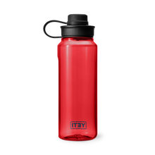 Load image into Gallery viewer, Yeti Yonder 34oz/1L Water Bottle with Tether Cap (Rescue Red)
