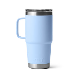 Yeti Rambler Travel Mug (20oz/591ml)(Big Sky Blue)