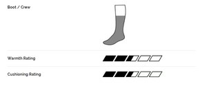Bridgedale Men's Hike Lightweight Merino Comfort Boot Length Socks (Grey)