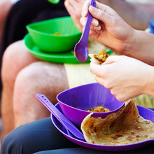 Load image into Gallery viewer, Lifeventure Ellipse BPA Free Camping Bowl (Purple)
