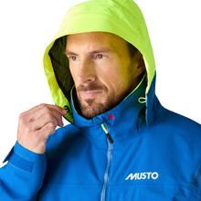 Load image into Gallery viewer, Musto Men&#39;s BR1 Solent Waterproof Sailing Jacket (Aruba Blue)
