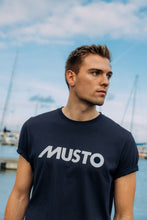 Load image into Gallery viewer, Musto Men&#39;s Logo Cotton Tee (Navy)
