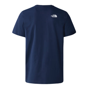The North Face Woodcut Dome Short Sleeve Tee (Summit Navy)