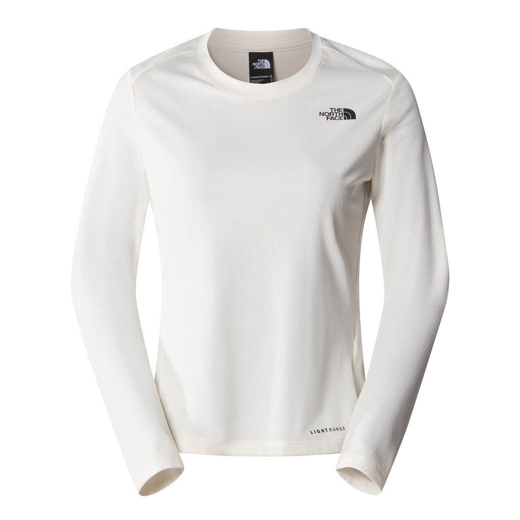 The North Face Women's Shadow Long Sleeve Tech Tee (White Dune)