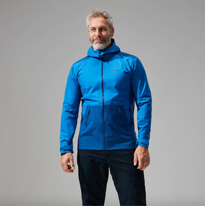 Berghaus Men's Deluge Pro 2.0 Waterproof Rain Jacket (Blue)