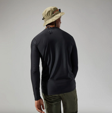 Load image into Gallery viewer, Berghaus Men&#39;s 24/7 Crew Long Sleeve Technical Base Layer Top (Black)
