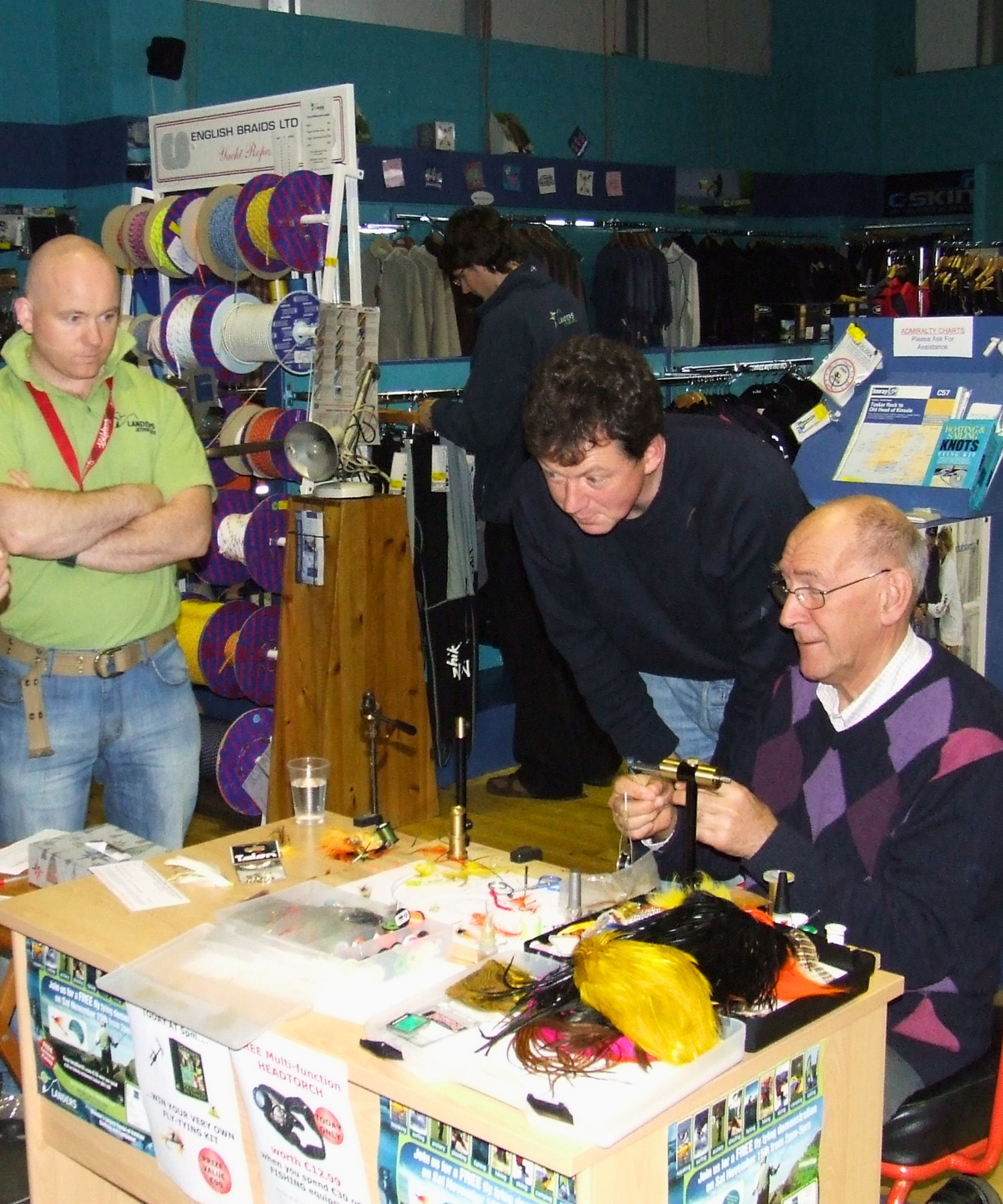 Landers Tralee fishing fly tying demonstration
