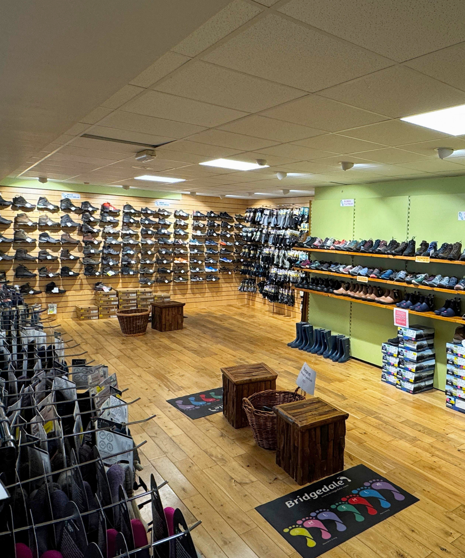 Landers Tralee footwear department