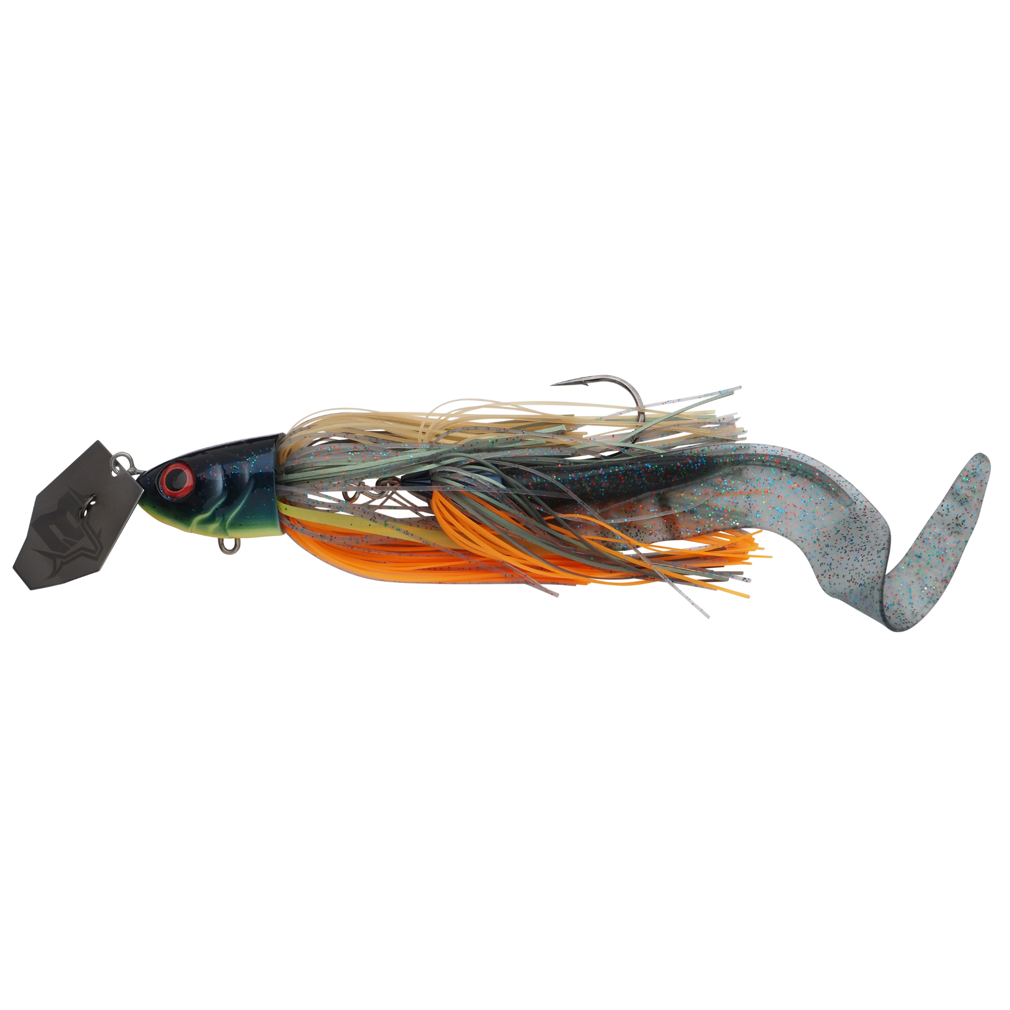 Abu Garcia Beast Bladed Jig 25cm 50g Soft Lure Shadow Tiger 4 Pack 162119
