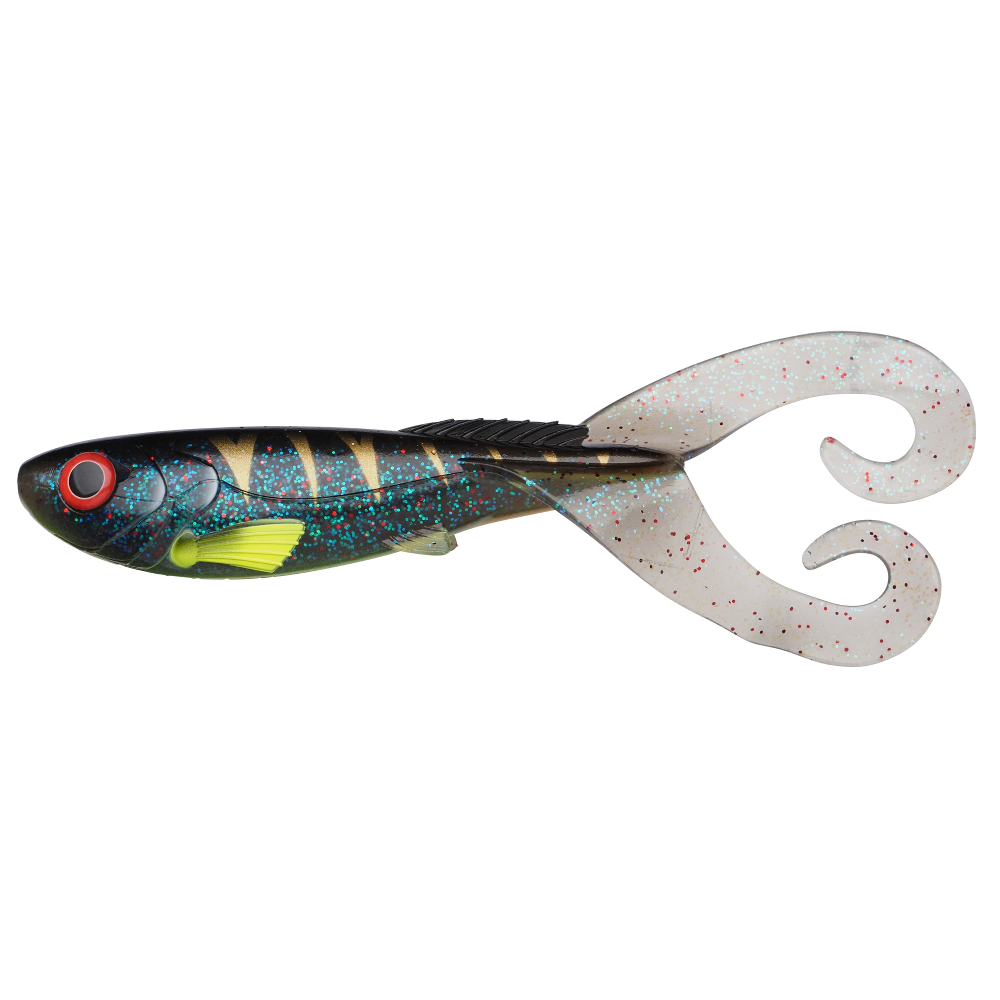 Abu Garcia Beast Twintail Soft Plastic Bait Lure 21cm 2 Pack Shadow Tiger 162128 1621286