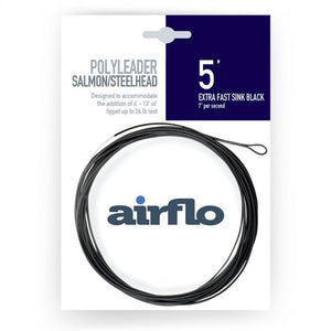 Airflo Salmon/Steelhead (Black)(5ft/Extra Super Fast Sinking/24lbs)