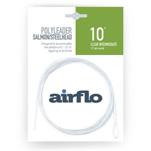 Airflo Salmon/Steelhead Polyleader (Clear)(10ft/Intermediate/24lbs)