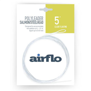 Airflo Salmon/Steelhead Polyleader (Clear)(5ft/Floating/24lbs)