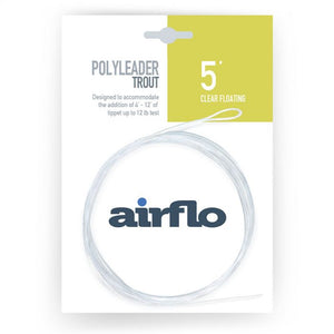 Airflo Trout Polyleader (Clear)(5ft/Floating/12lbs)