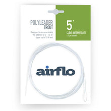 Load image into Gallery viewer, Airflo Trout Polyleader (Clear)(5ft/Intermediate/12lbs)
