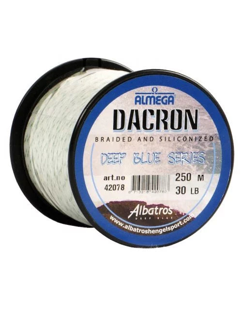 Almega Dacron Deep Blue Series Braided Line (30lb/250m)
