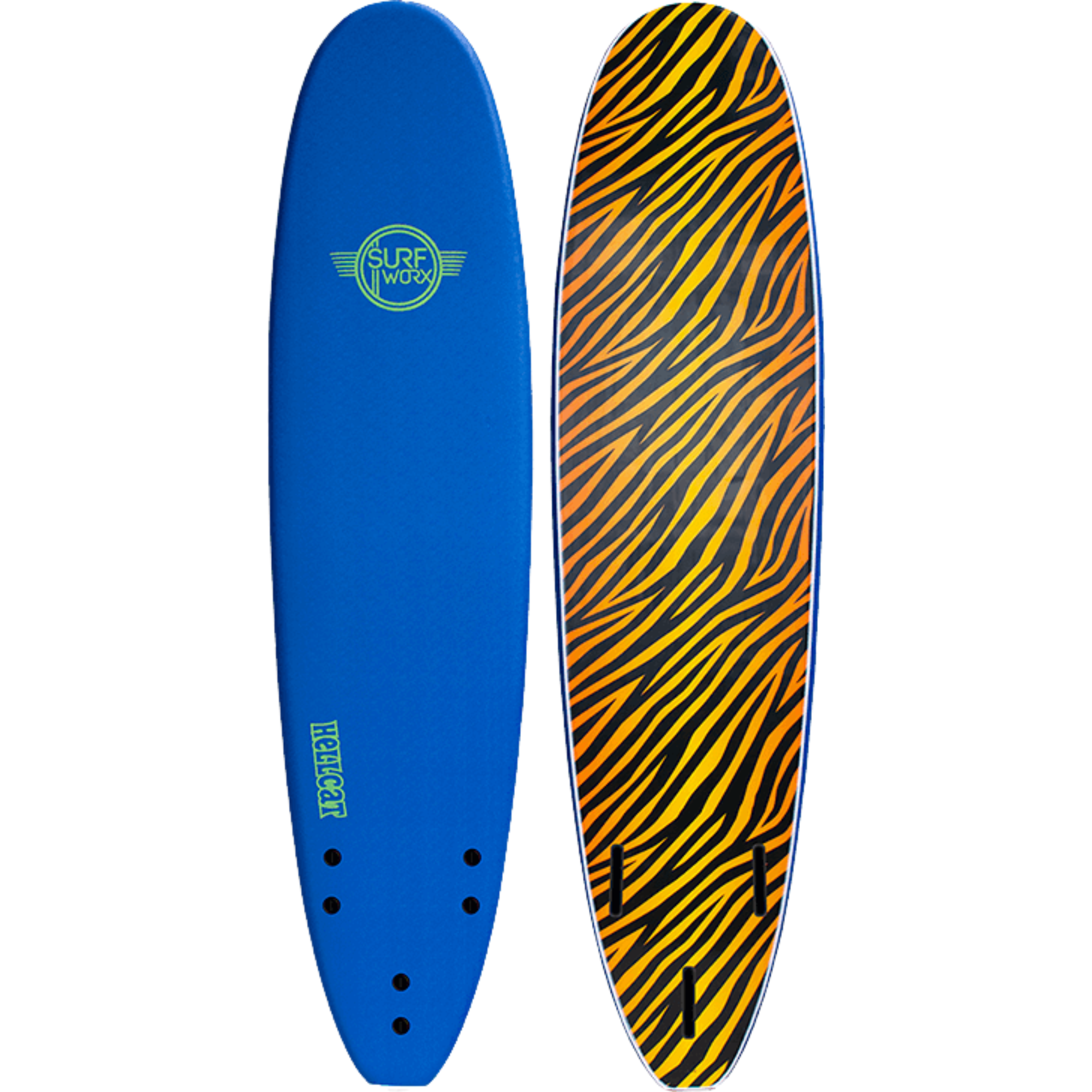 Alder 7ft6 Surfworx Hellcat Mini Mal Surfboard