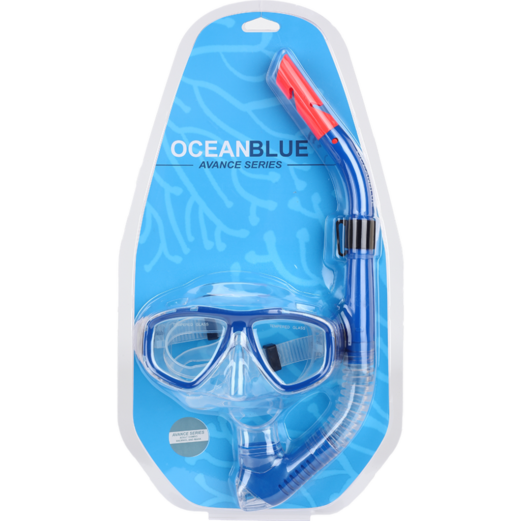 Alder Ocean Blue Avance Series Snorkel & Mask Combo (Adult)