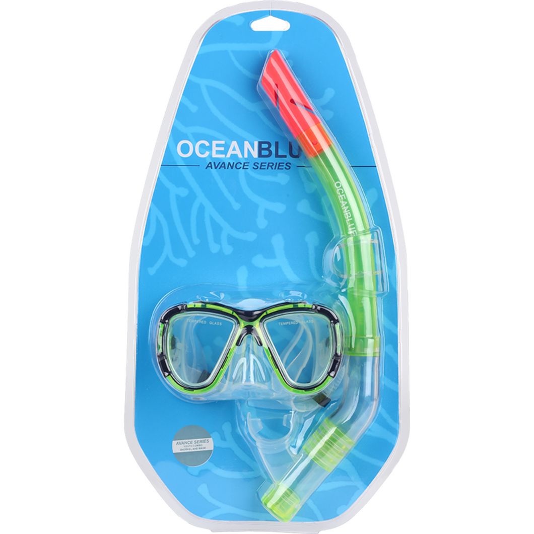 Alder Ocean Blue Avance Series Snorkel & Mask Combo (Junior)