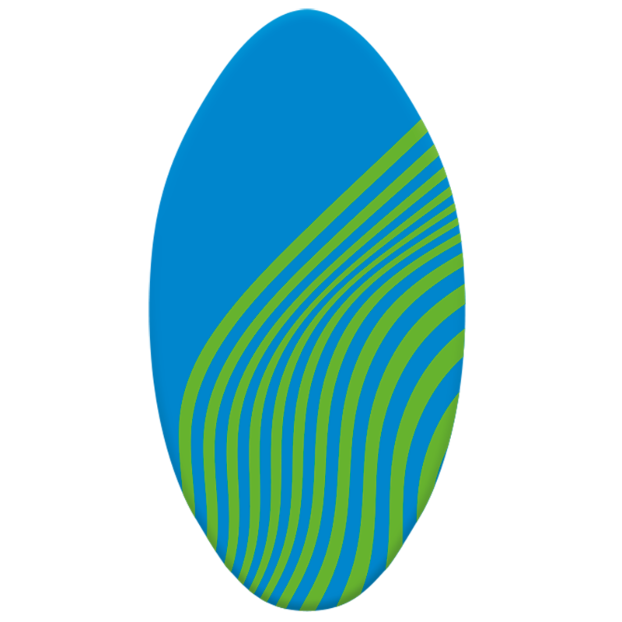 Alder Apex Croc Eva Skimboard (39in)(Blue)
