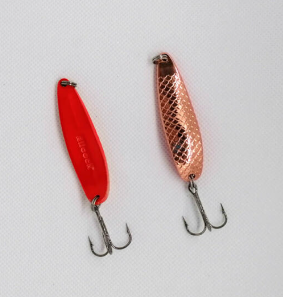 Allcock Halcyon Salmon Spoon (18g)(Copper/Red)