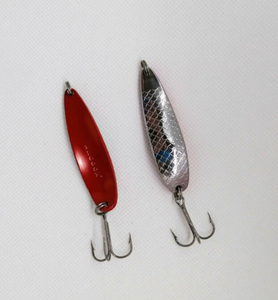 Allcock Halcyon Salmon Spoon (18g)(Silver/Red)