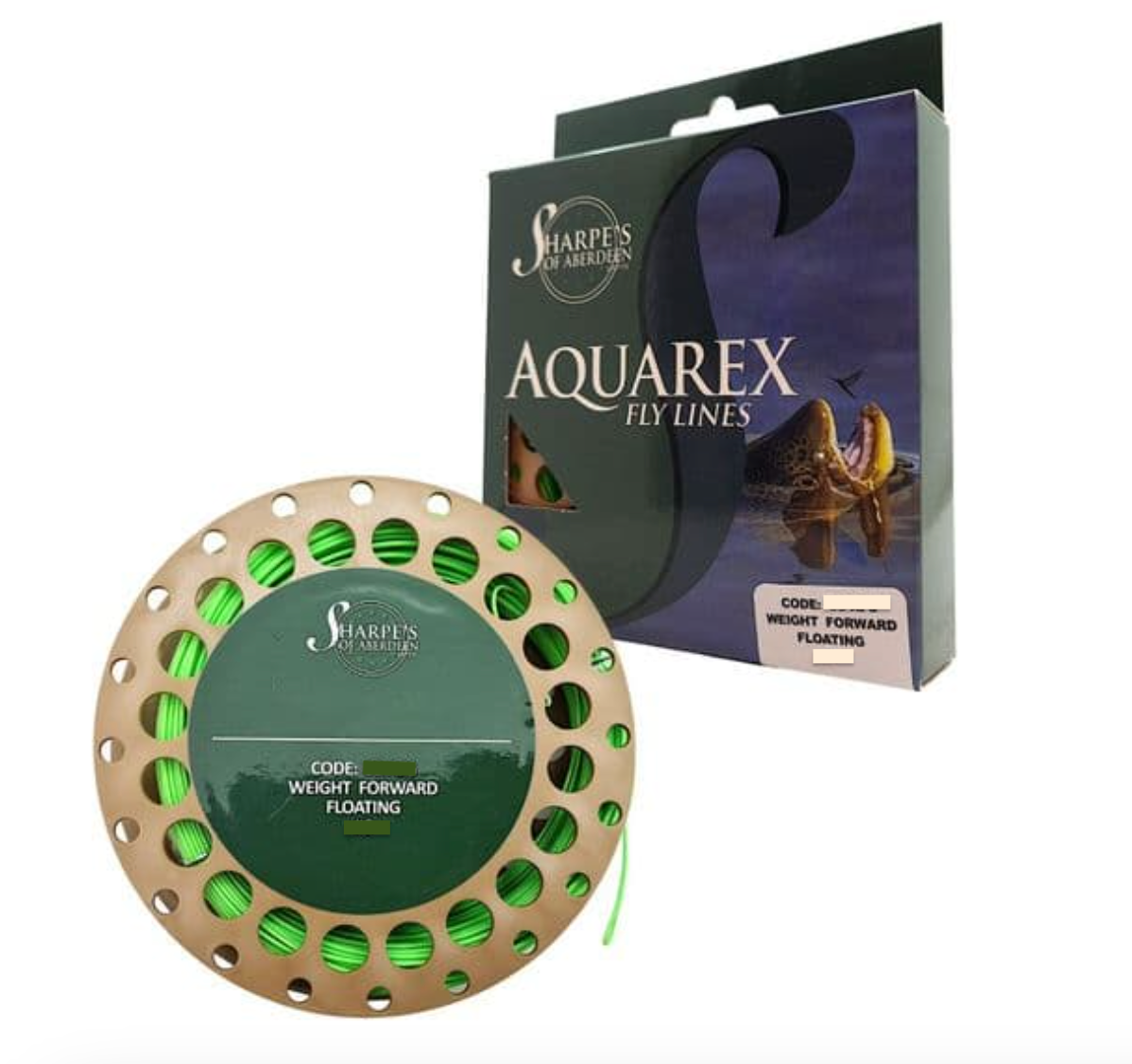 Sharpes of Aberdeen Aquarex Weight Forward Floating Fly Line (#8/100ft)(Green)