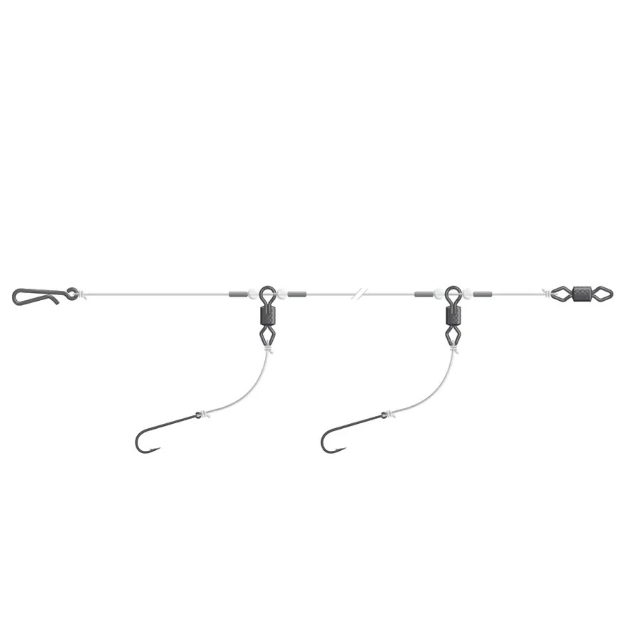 Axia 2 Hook Flapper Sea Fishing Rig #3/0 2HF30