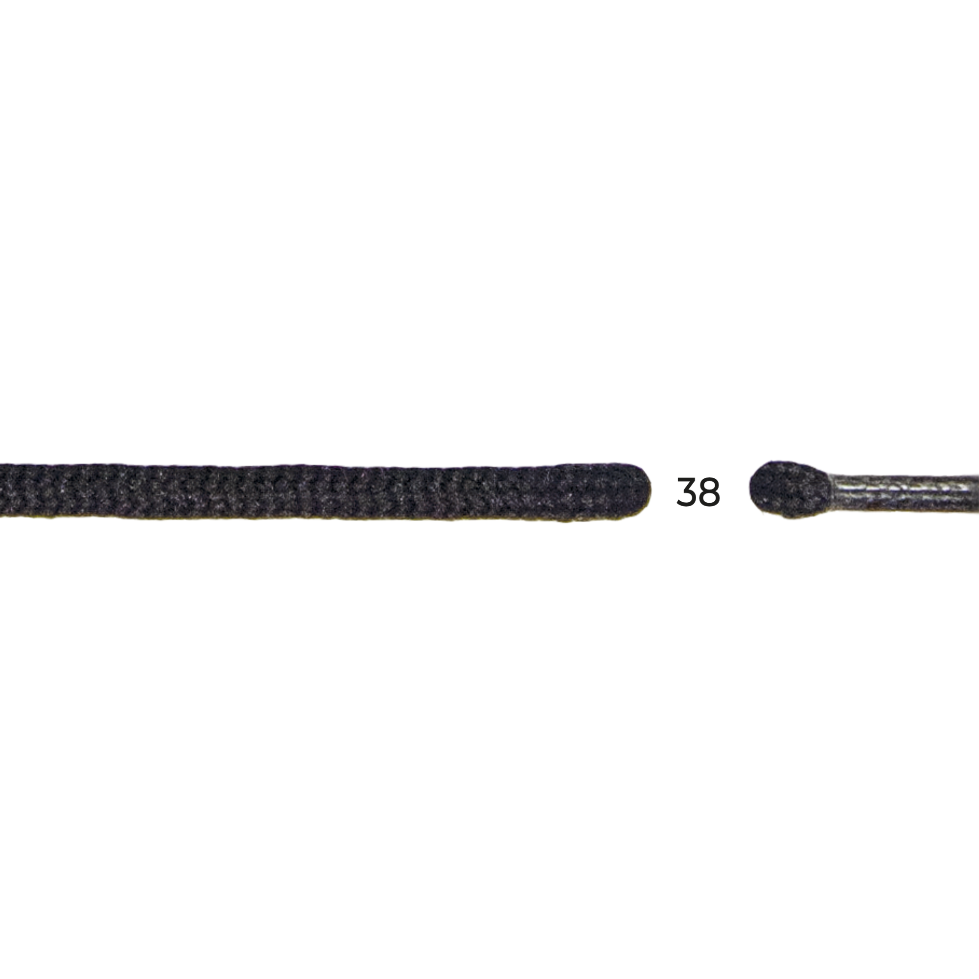 Barth 7mm/150cm Semicircular Laces (Black)