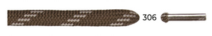 Barth Semicircular Laces (7mm/200cm)(Brown/Grey)