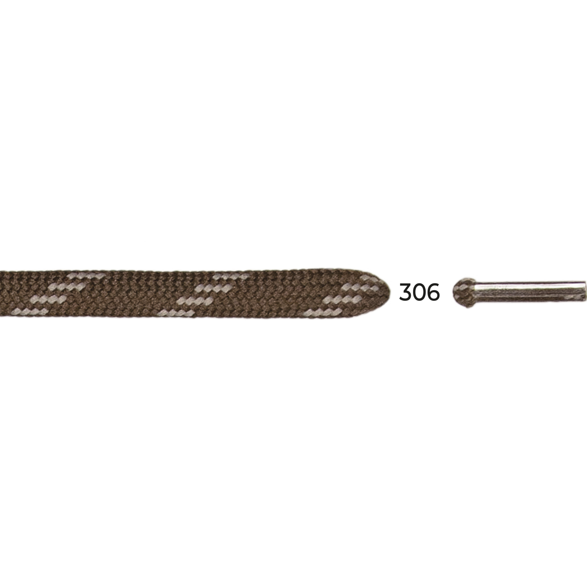 Barth 7mm/200cm Semicircular Laces (Brown/Grey)