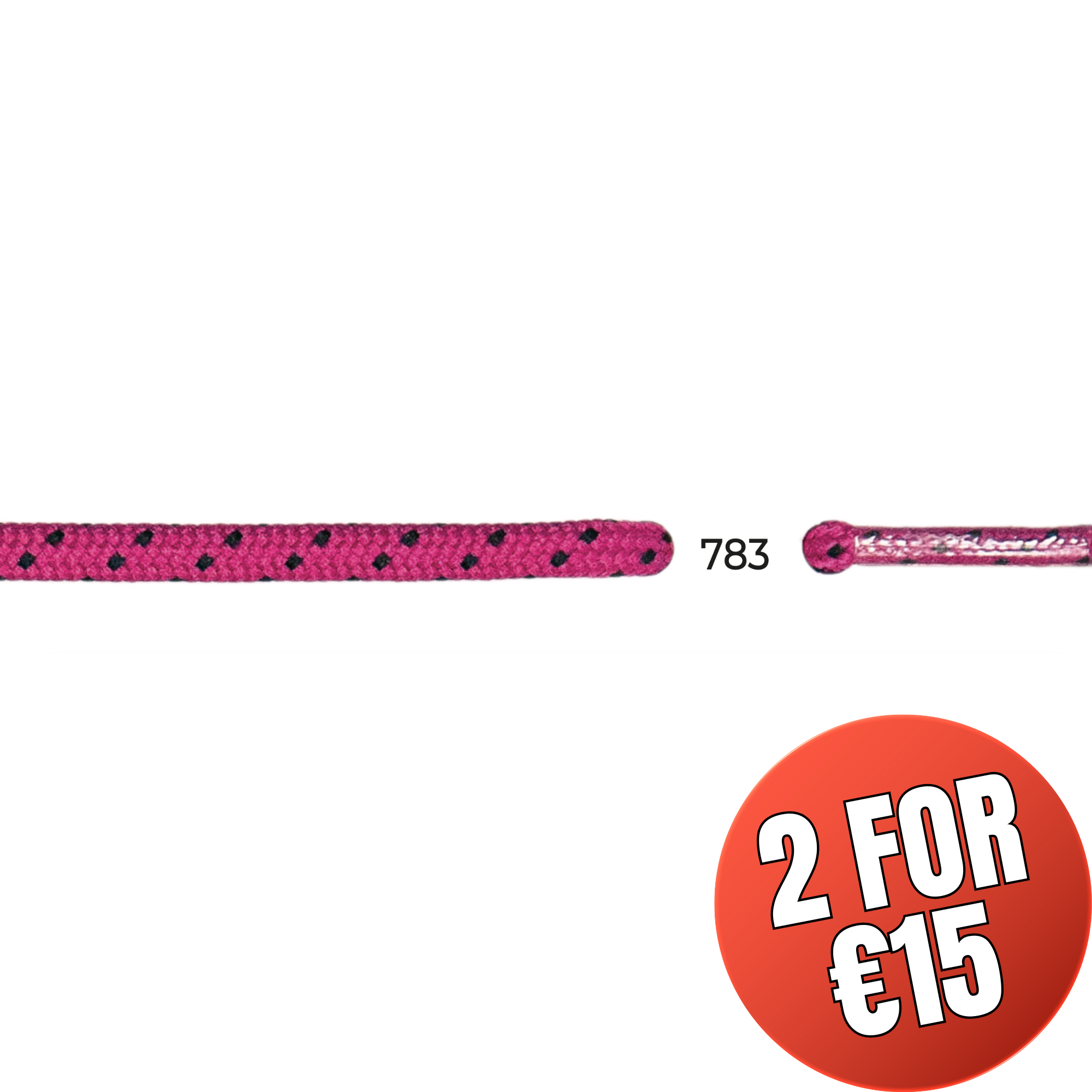 Barth 4mm/120cm Magic Round Laces (Pink)