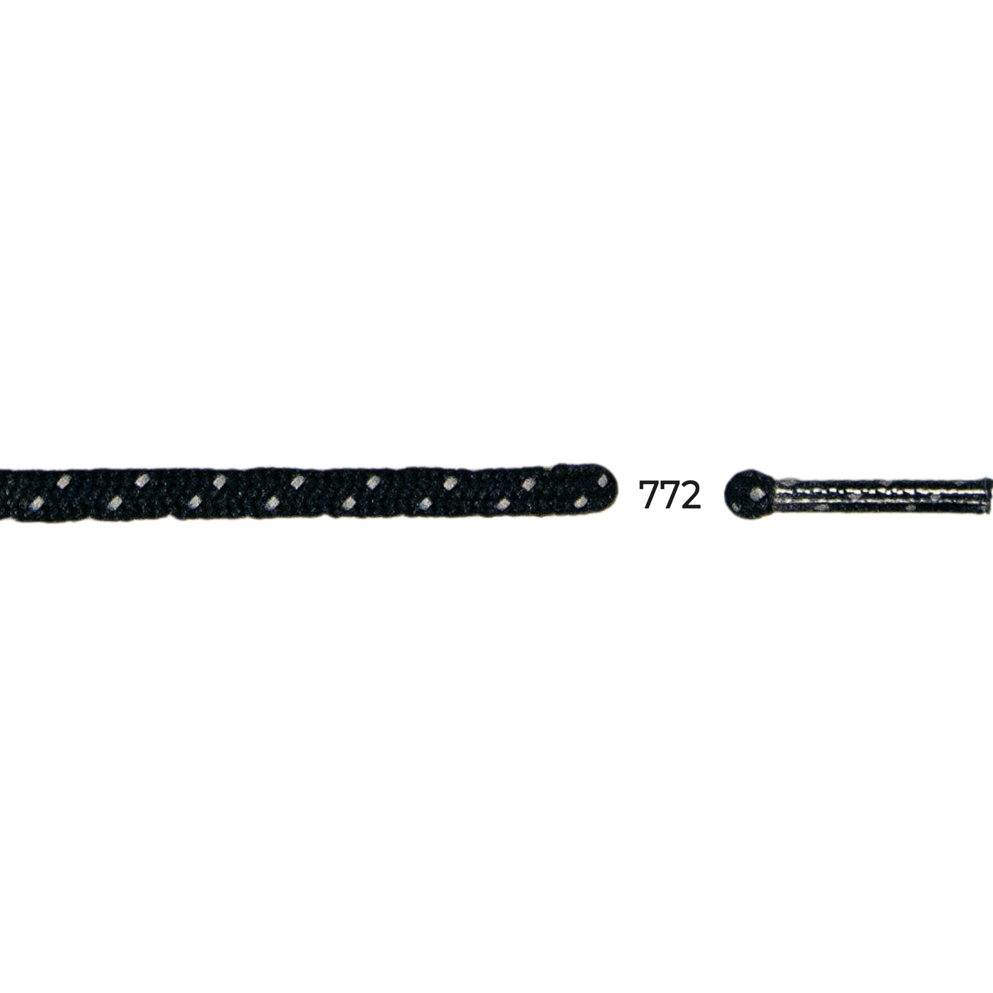 Barth 4mm/120cm Magic Round Laces (Black/Dot)