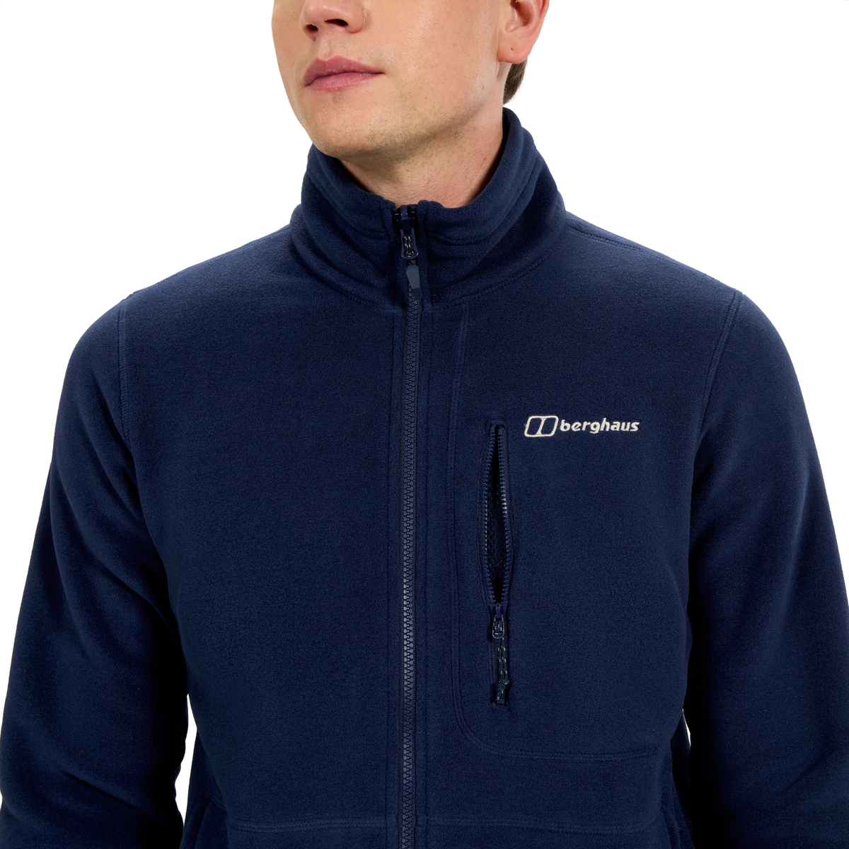 Berghaus Men's Activity 200 Polartec InterActive Full Zip Fleece Jacket Dark Blue Dusk LR7 22250