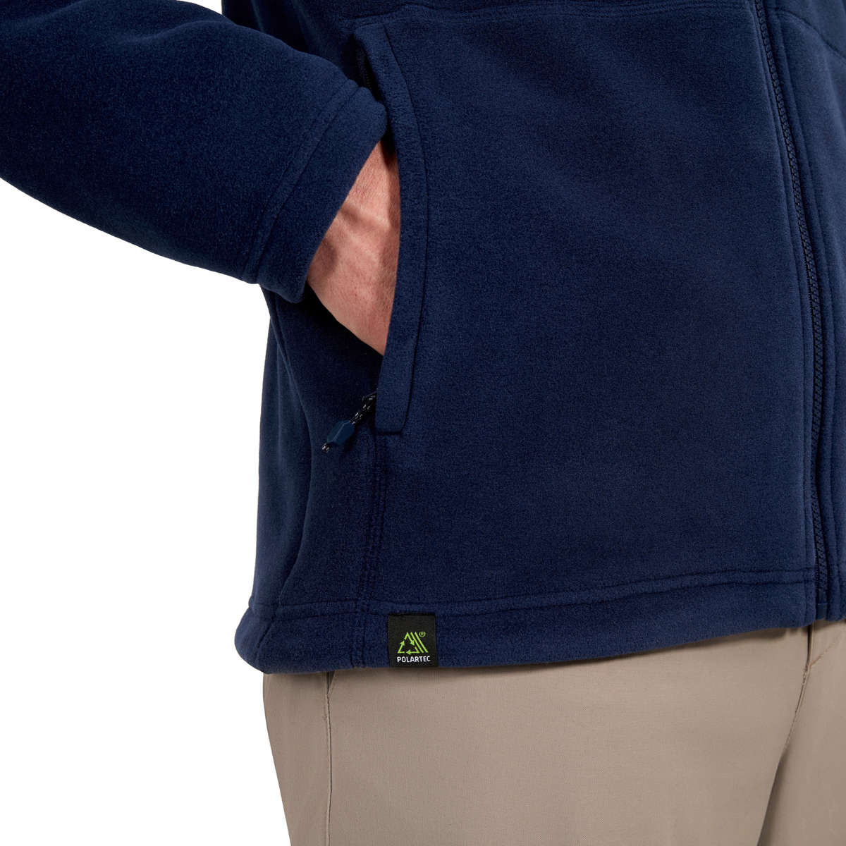 Berghaus Men's Activity 200 Polartec InterActive Full Zip Fleece Jacket Dark Blue Dusk LR7 22250