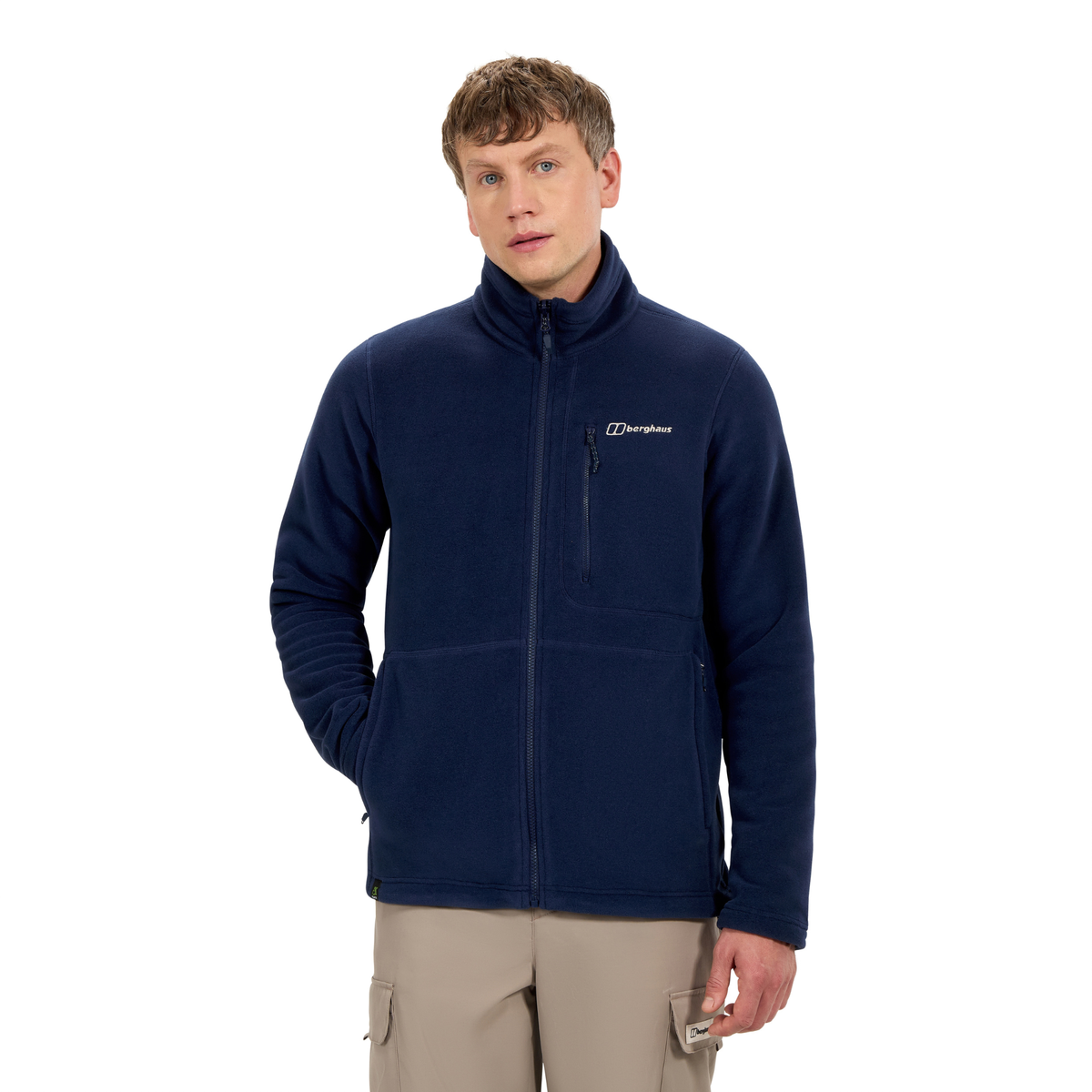 Berghaus Men's Activity 200 Polartec InterActive Full Zip Fleece Jacket Dark Blue Dusk LR7 22250