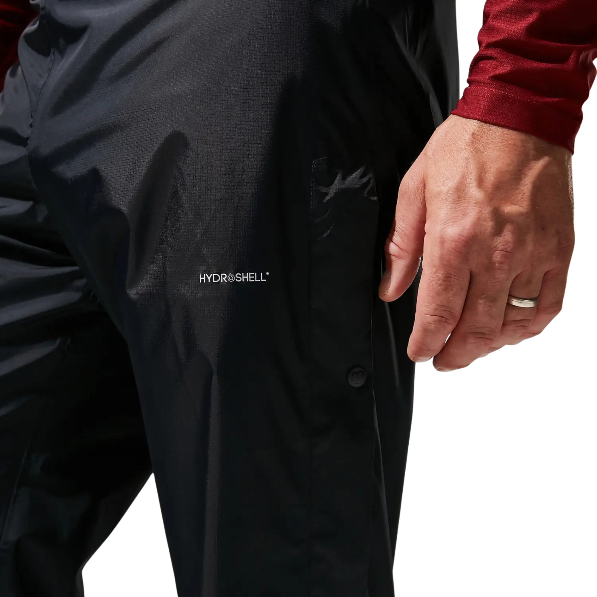 Berghaus Men's Deluge 2L Waterproof Over-Trousers (Black)