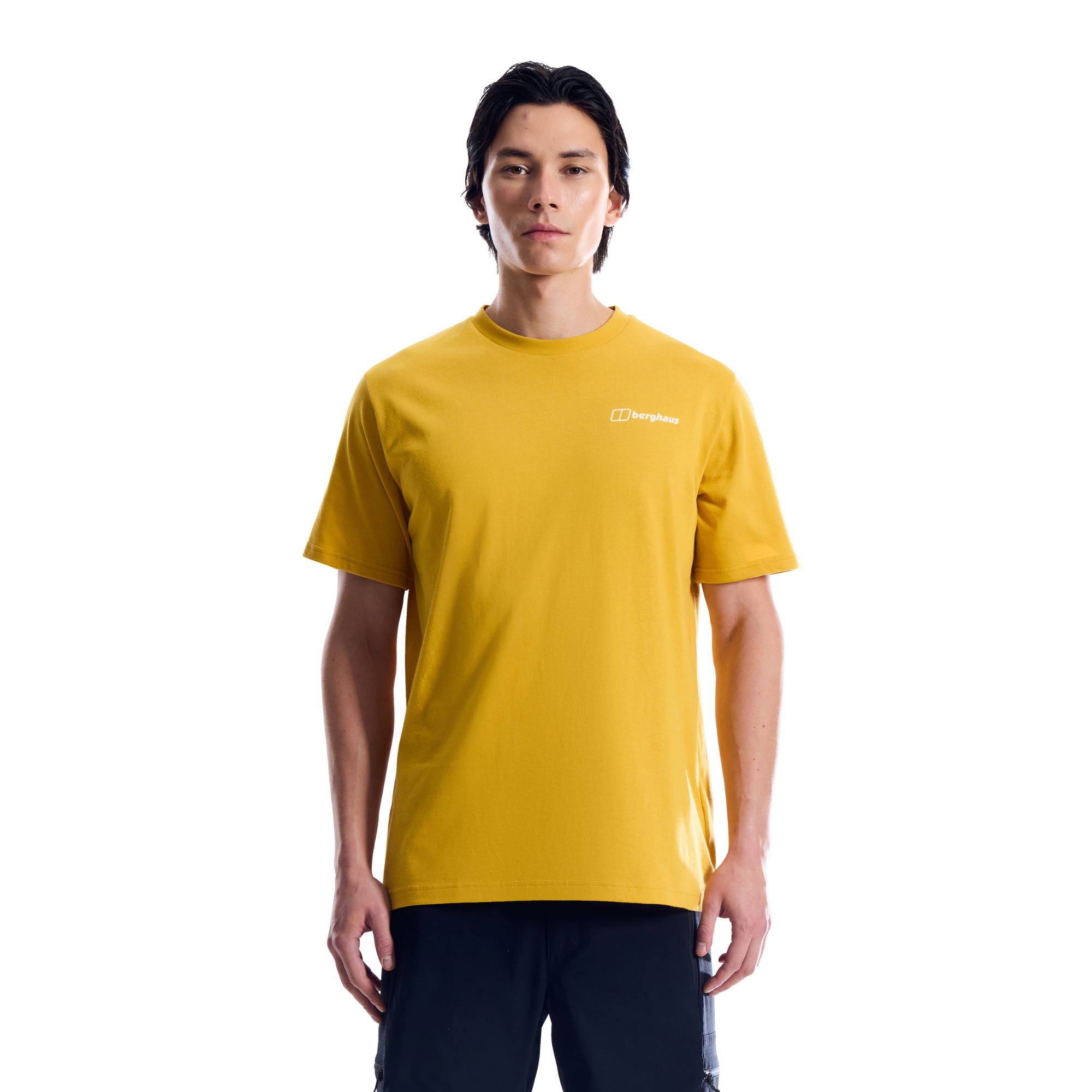 Berghaus Men's MTN Matrix Essential Short Sleeve Tee (Spiced Mustard)