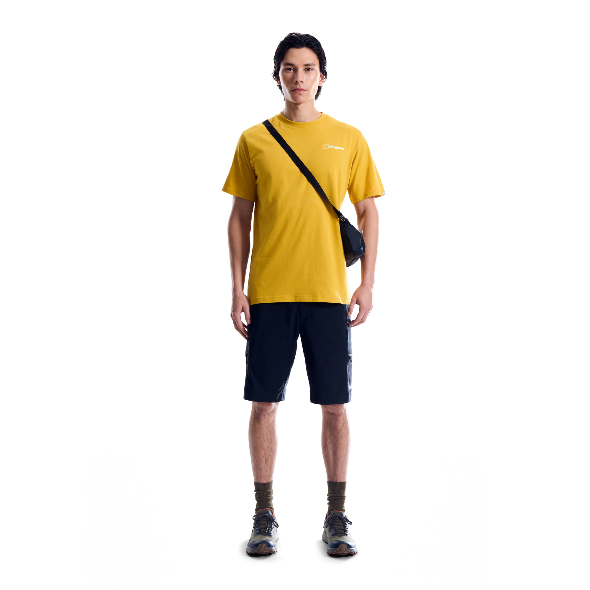 Berghaus Men's MTN Matrix Essential Short Sleeve Tee (Spiced Mustard)