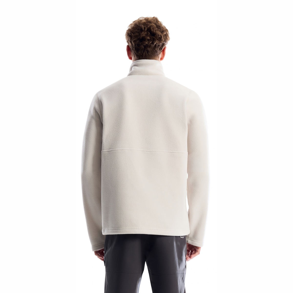 Berghaus Men's Prism Half Zip Fleece Top Grey Stone 002 A001641
