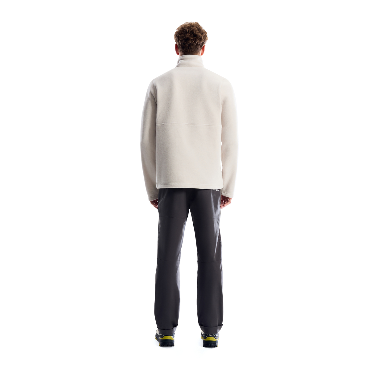 Berghaus Men's Prism Half Zip Fleece Top Grey Stone 002 A001641