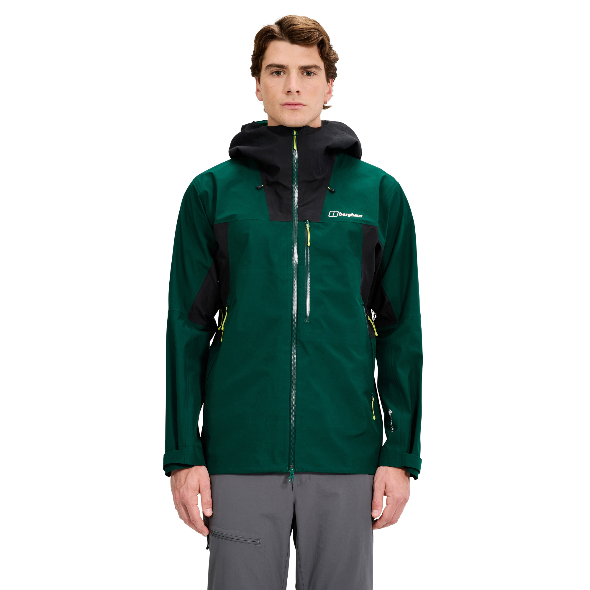 Berghaus Men's Ridge-Seeker 3L Gore-Tex Jacket (Off Peak/Jet Black)