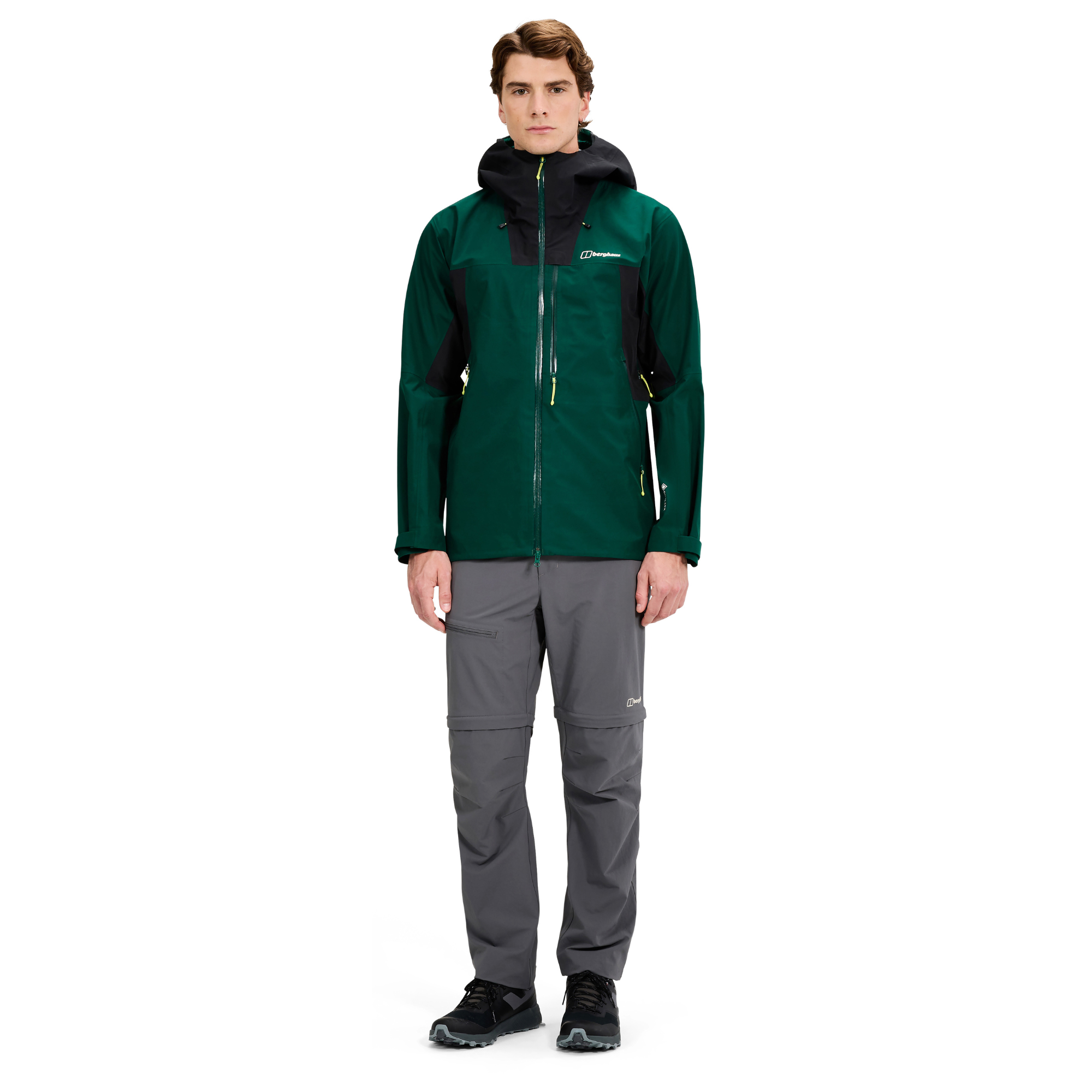 Berghaus Men's Ridge-Seeker 3L Gore-Tex Jacket (Off Peak/Jet Black)