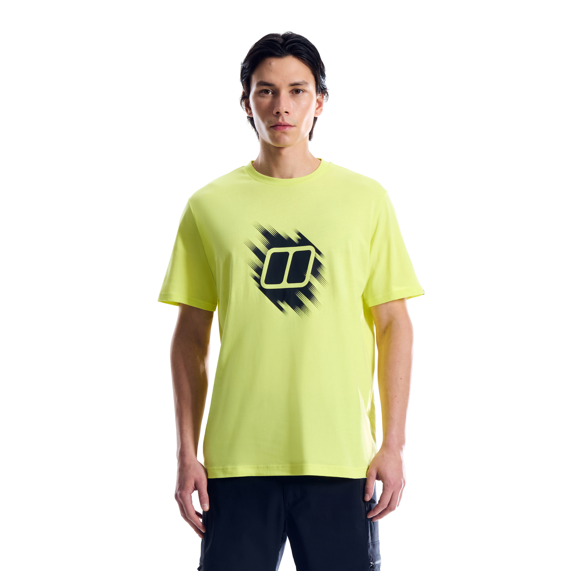 Berghaus Men's Sketched Blocks Essential Short Sleeve Tee (Solar Flare)