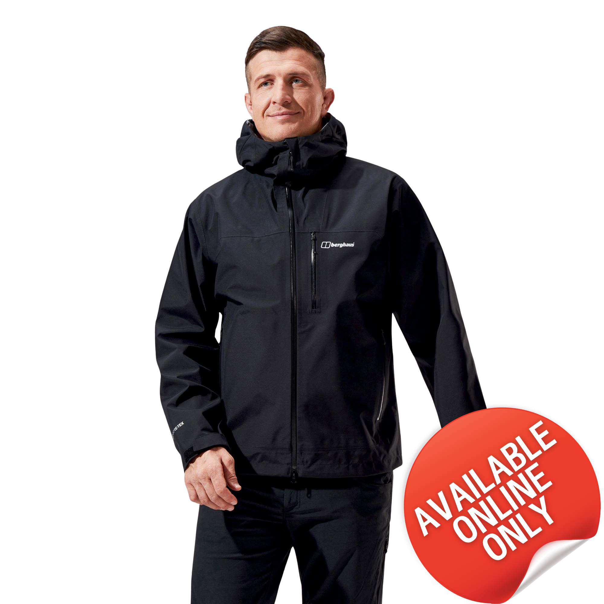 Berghaus Men's Vorlich 3L Gore-Tex Jacket (Black) – Landers