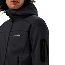 Load image into Gallery viewer, Berghaus Pravitale Mountain 2.0 Hooded Full Zip Fleece (Dark Grey/Black)
