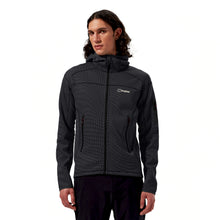 Load image into Gallery viewer, Berghaus Pravitale Mountain 2.0 Hooded Full Zip Fleece (Dark Grey/Black)
